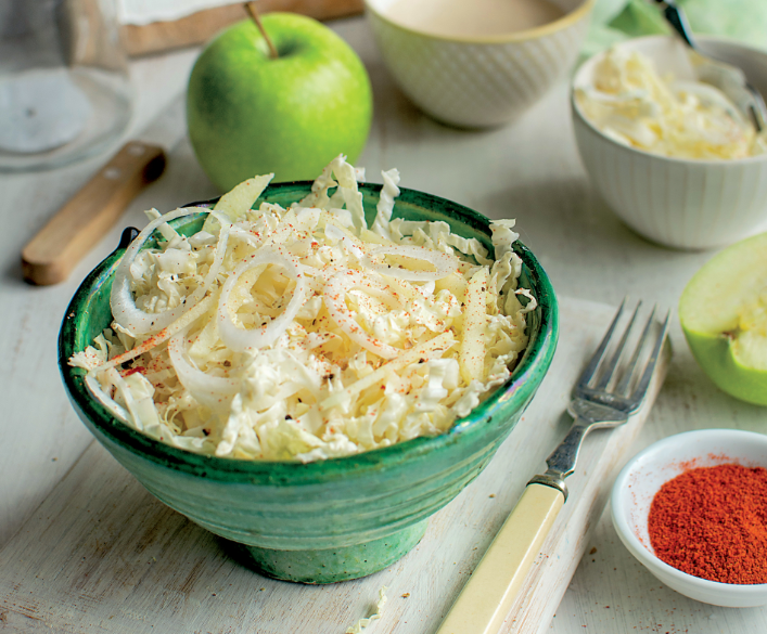 Salade de chou et pomme