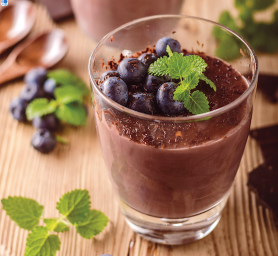 Mousse cétogène au chocolat