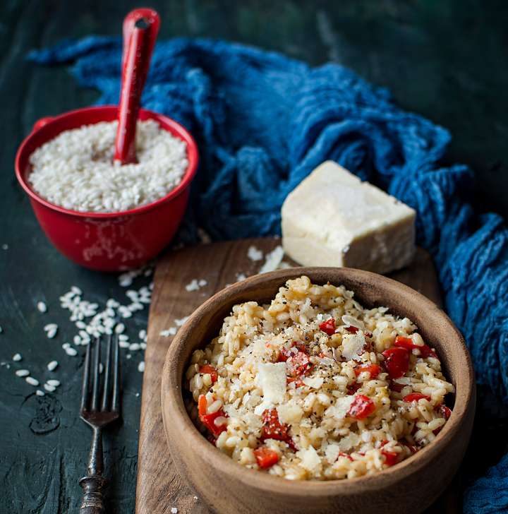 Risotto aux poivrons