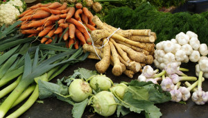 Légumes avec leurs feuilles