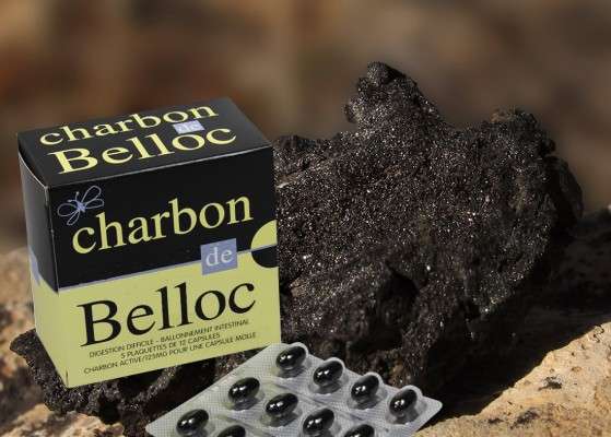 Charbon végétal actif Oemine pour les gaz intestinaux en bois français