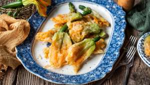 Beignets de fleurs de courgette