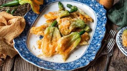 Beignets de fleurs de courgette