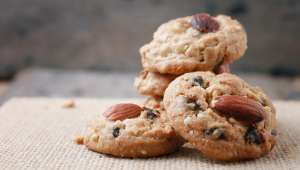 Biscuits aux amandes et chocolat