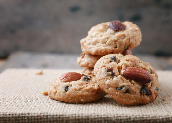 Biscuits aux amandes et chocolat