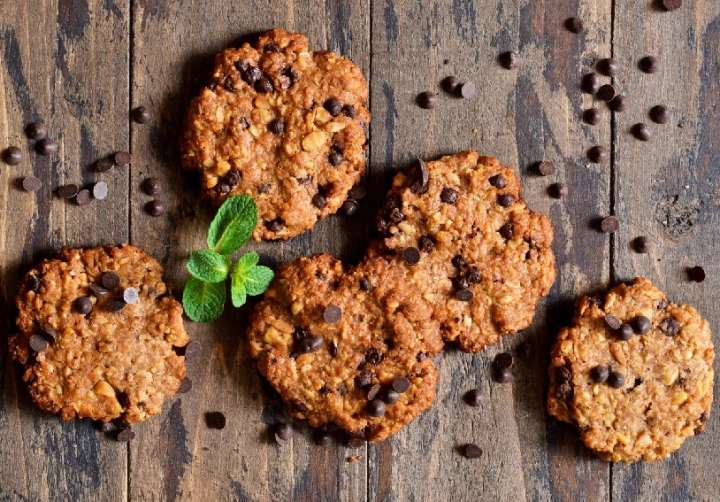 Biscuits à l'avoine, brisures de chocolat