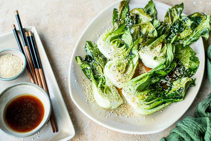 Bok choy rôtis