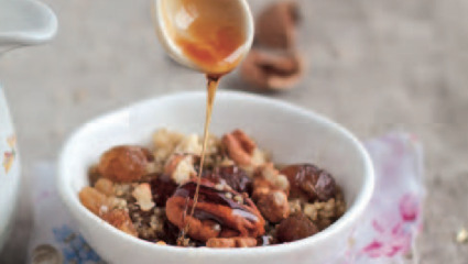 Quinoa parfumé à la cannelle