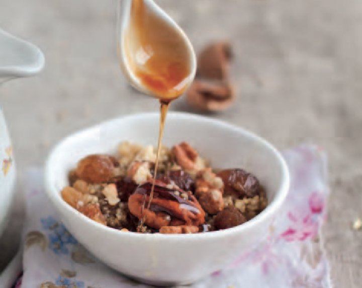 Quinoa parfumé à la cannelle