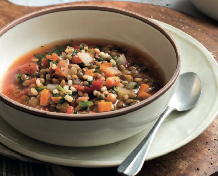 Soupe à l’orge et aux lentilles