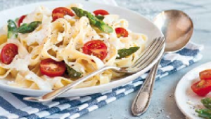 Fettuccine aux asperges