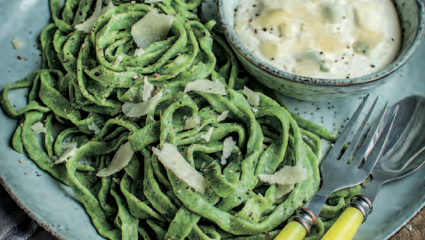 Fettuccine aux trois fromages