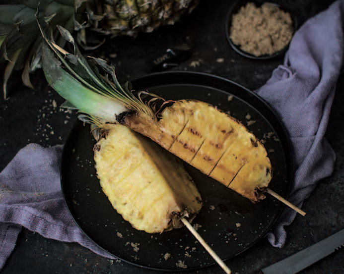 Ananas glacé au rhum