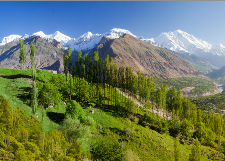 Hunza Valley, au Pakistan