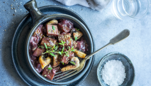 Mijoté de seitan aux champignons