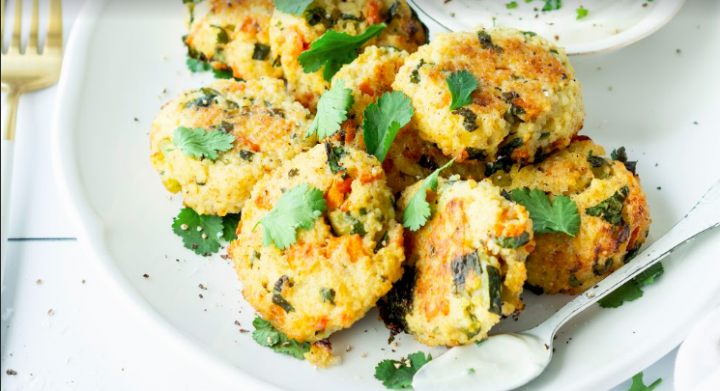 Galettes de millet aux légumes