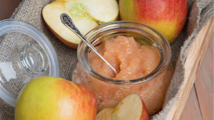 Compote de pommes à l'orange et au gingembre