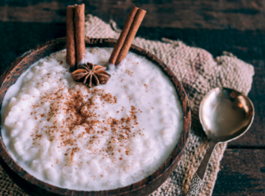 Pudding au riz à la noix de coco