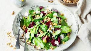 Salade de betteraves au chèvre