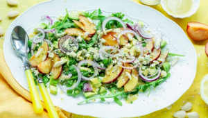 Salade de mirabelle et avocat