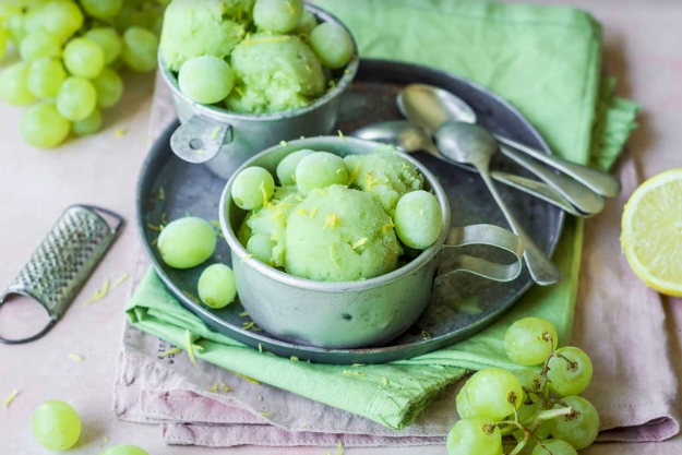 Sorbet aux raisins blancs