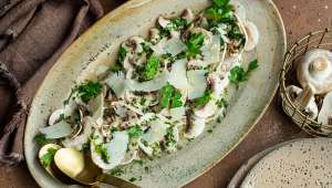 Salade de champignons crus