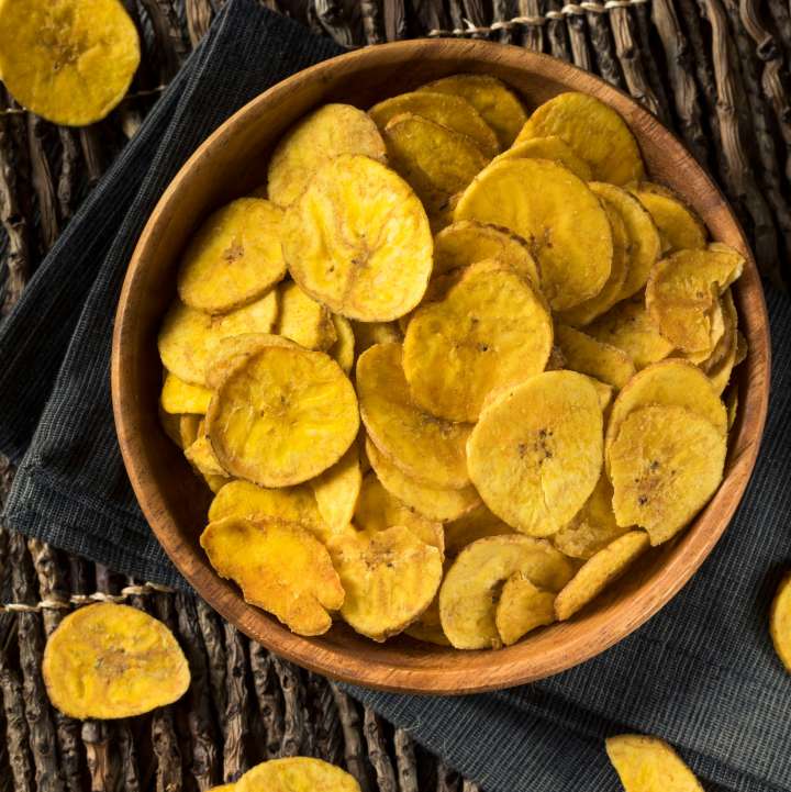 Chips de plantain au four Plantes et Santé