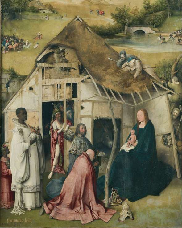 L’Adoration des mages, de Jérôme Bosch (fin du XVe siècle).