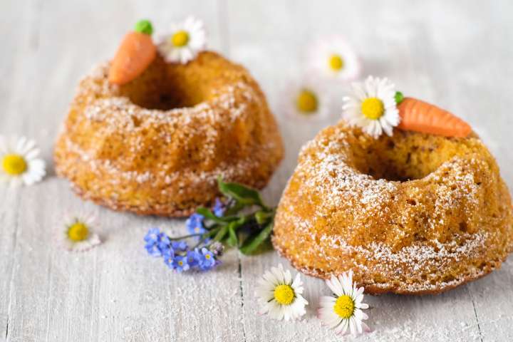 Gâteau aux carottes et aux noix