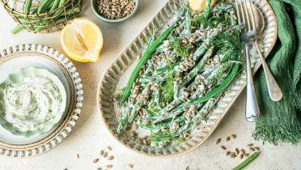 Haricots verts au yaourt