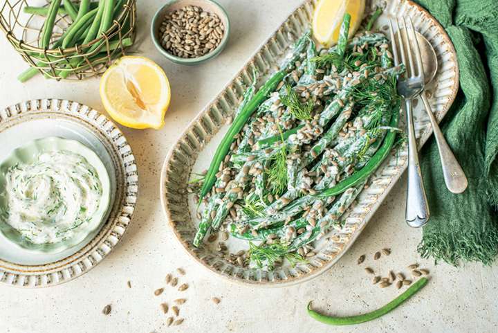 Haricots verts au yaourt