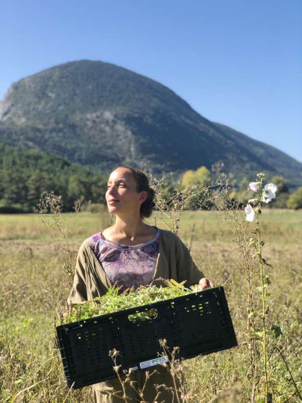Marie Azihari, agricultrice dans les Alpes-Maritimes © Chemin du Baou