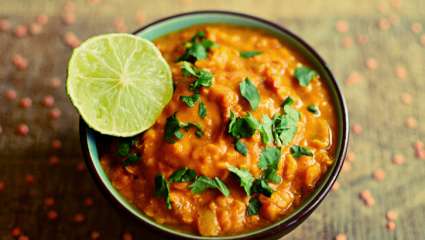 Soupe de lentilles corail