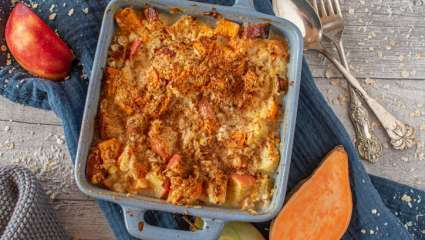 Gratin végétalien de patates douces