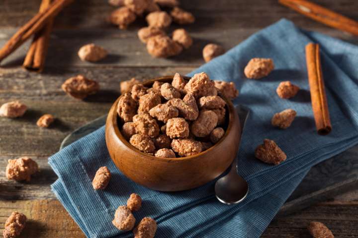 Amandes à la cannelle