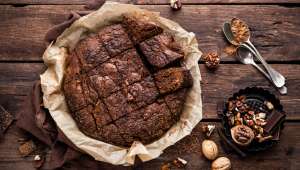 Gâteau aux amandes et chocolat