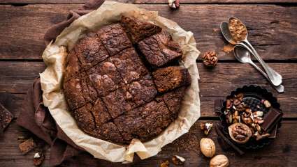 Gâteau aux amandes et chocolat