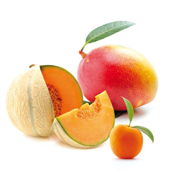 Mangue, melon et abricot