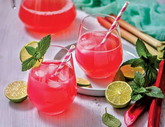 Limonade  à la rhubarbe