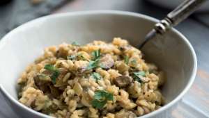 Risotto aux champignons