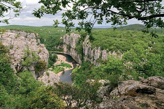 Bois de Païolive en Ardèche : Site sensible et onirique