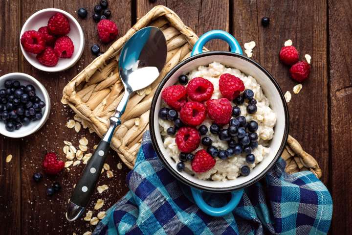 Porridge aux fruits des bois