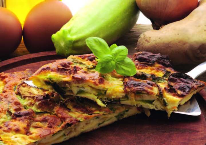 Frittata de courgettes