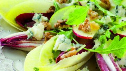 Salade d’endives et pommes vertes au bleu