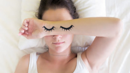 Femme dormant 