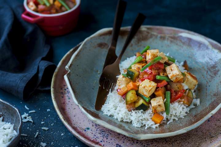 Ratatouille et tofu