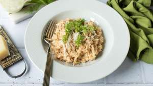 Risotto au fenouil et à la ricotta