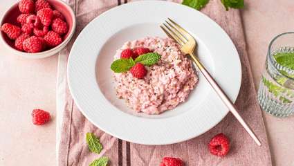 Risotto aux framboises