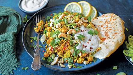 Riz de chou-fleur aux pois chiches