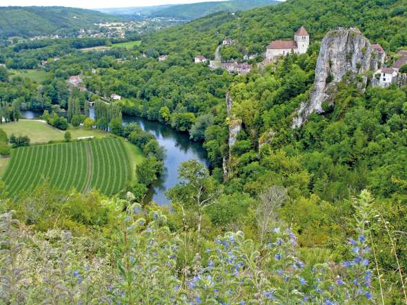 Le village de Saint-Cirq-Lapopie